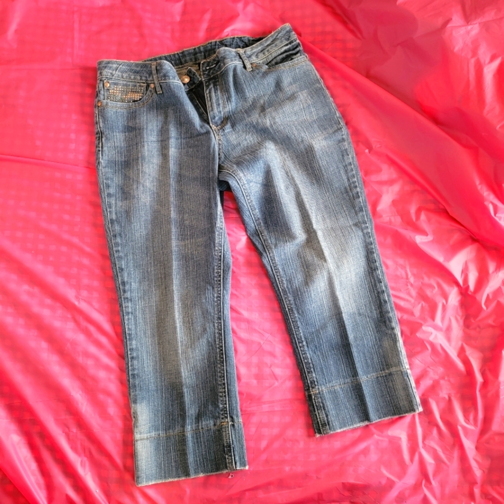 Denim Capris Pants